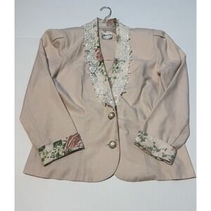 Vintage 80s 90s Linda Hutley for Jeffrey and Dara Designer Blazer Career Size 12